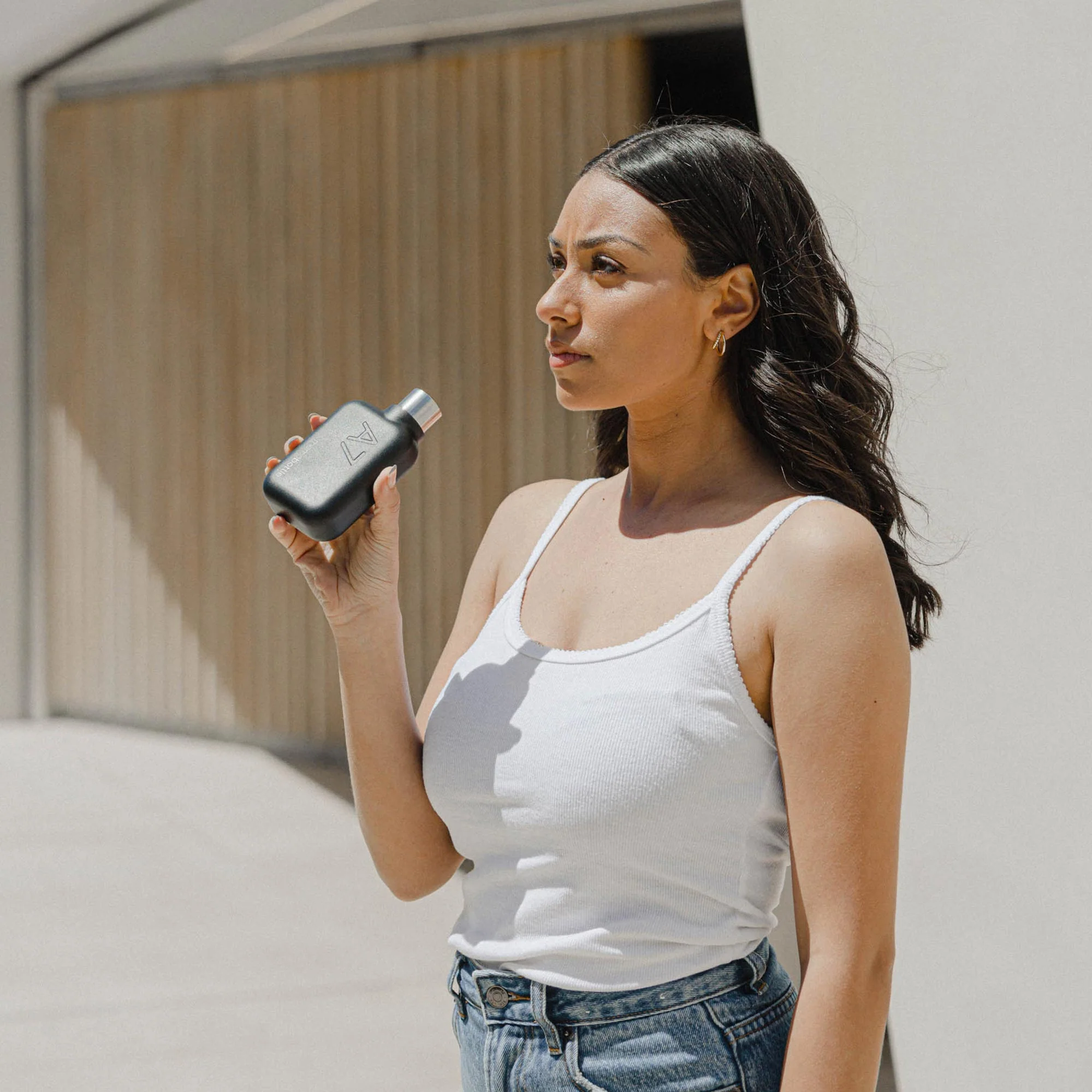 A7 Stainless Steel memobottle (Black) - Image 3