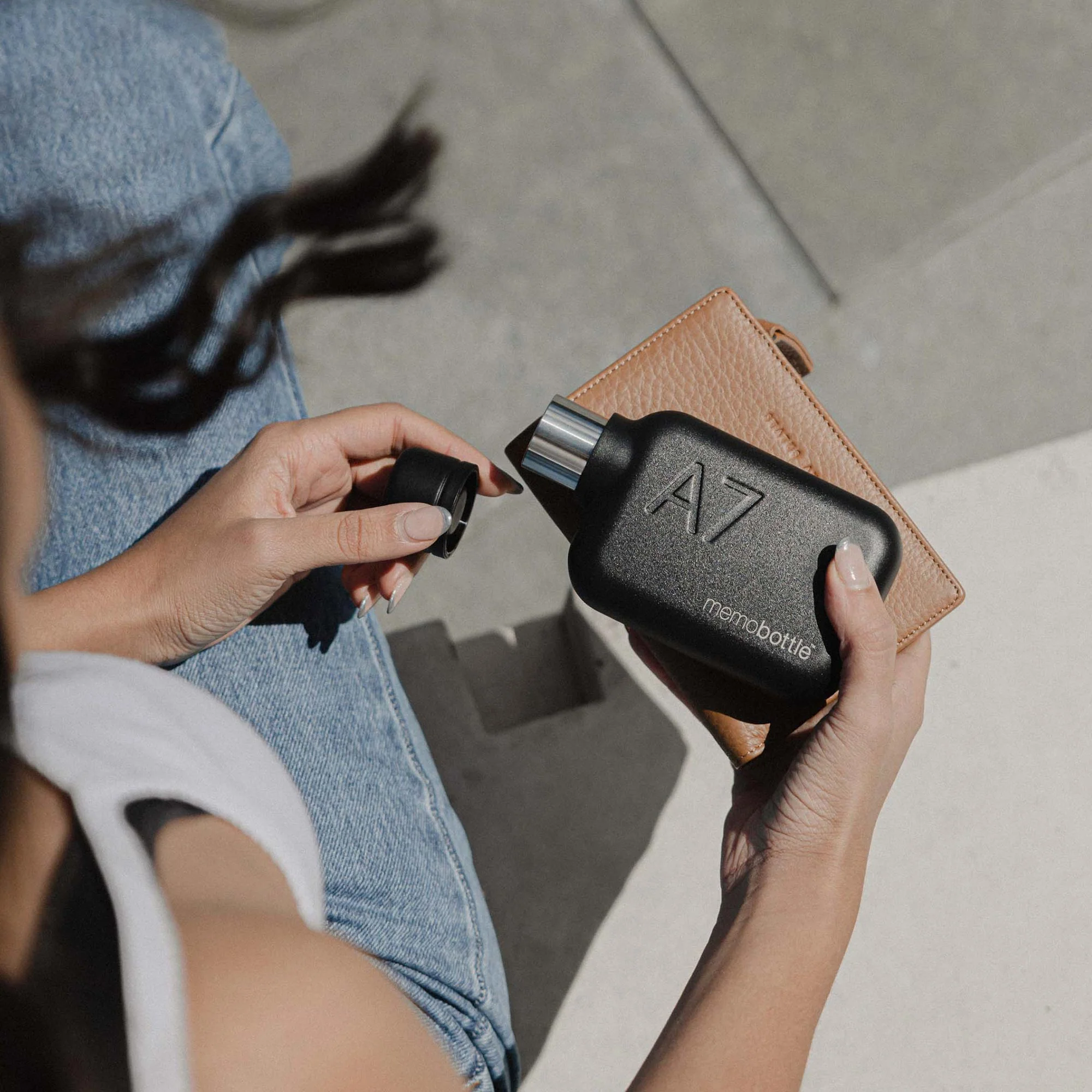 A7 Stainless Steel memobottle (Black) - Image 4